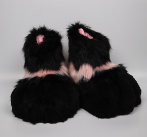 Black Fursuit Paws Shoes Furry Boots  Costume Accessory Cosplay Animals